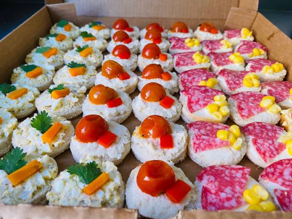 Canapés pack unidades